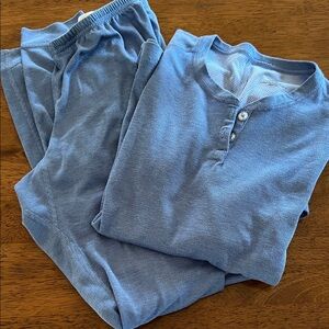 Patagonia Blue Women's Pants & shirt base layer Set
